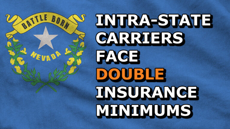 Nevada SB 180: What Intrastate Fleets Need to Know About the Upcoming Doubling of Liability Insurance